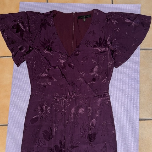 Silver Forest Purple Sheath Jumpsuit Wedding Guest 28 - Picture 10 of 14